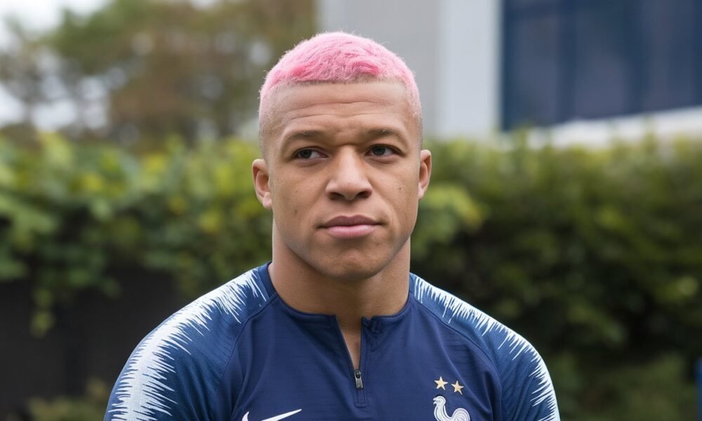 Mbappé Pink Hair
