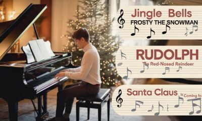 easy Christmas songs on piano