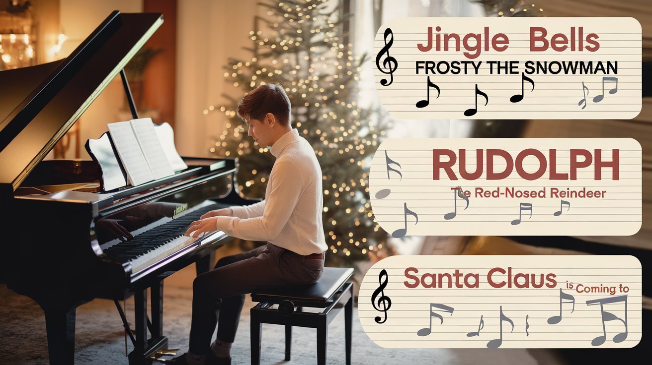easy Christmas songs on piano